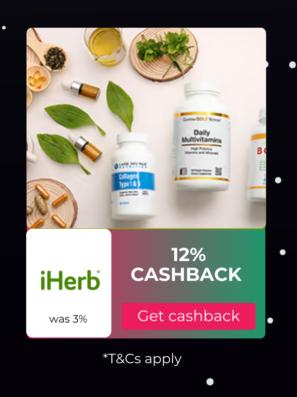 iHerb Black Friday cashback at TopCashback Australia