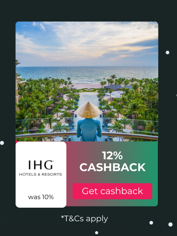 IHG Hotels & Resorts Black Friday cashback at TopCashback Australia