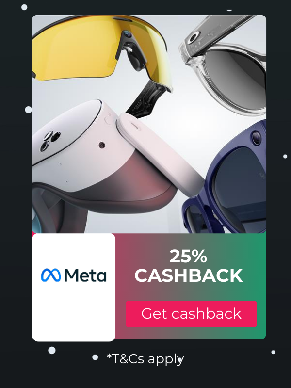 Meta devices Black Friday cashback at TopCashback Australia