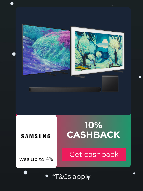 Samsung Black Friday cashback at TopCashback Australia