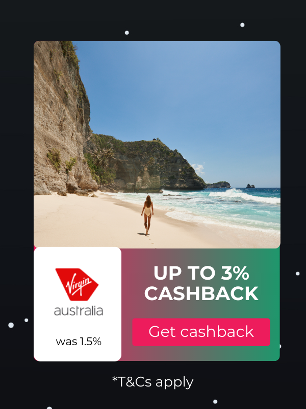 Virgin Australia Flights Black Friday cashback at TopCashback Australia