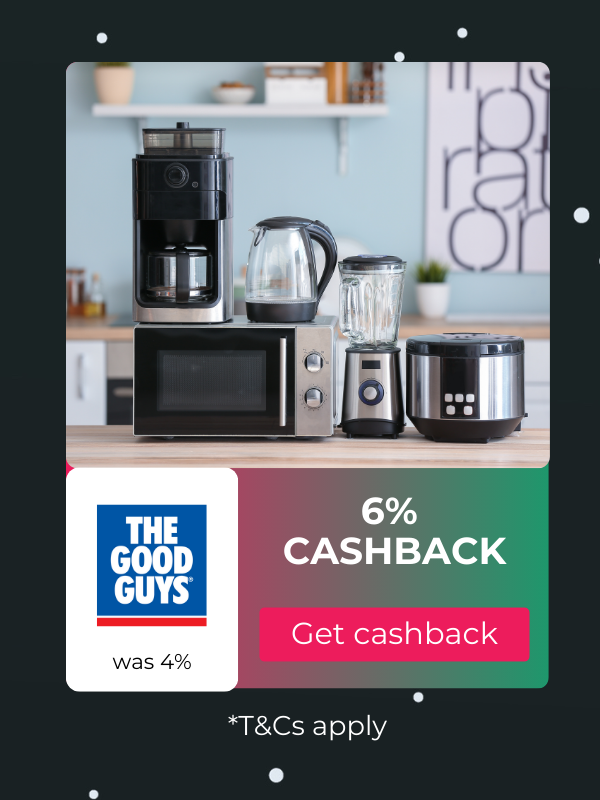 The Good Guys Black Friday cashback at TopCashback Australia