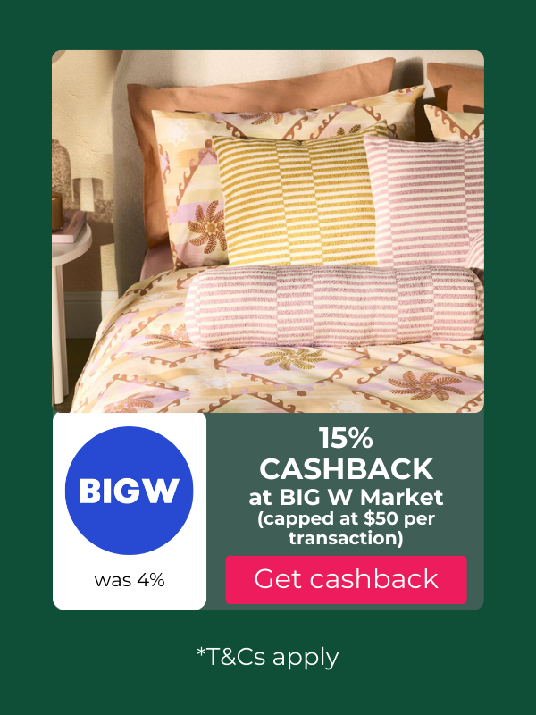 BIG W Market cashback offers