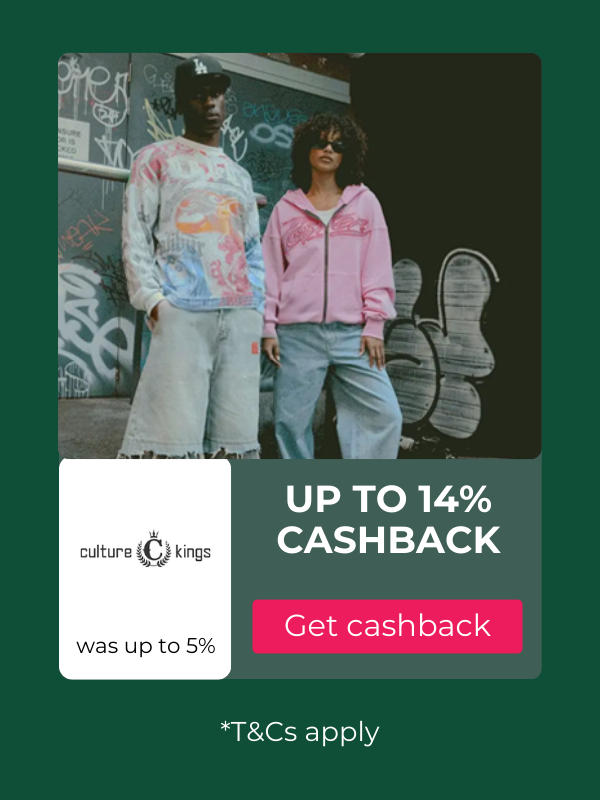 Culture Kings cashback offers