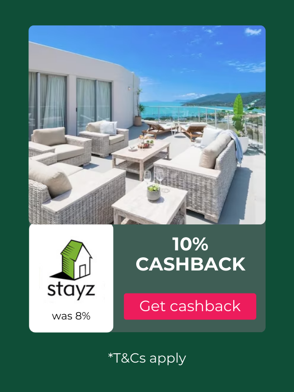 Stayz cashback offers