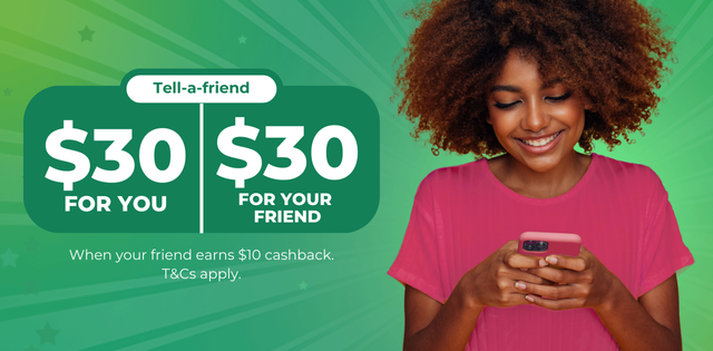 Refer a friend and earn bonus cashback