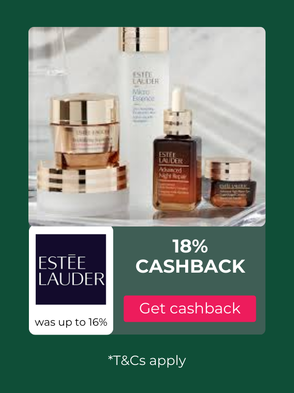 Estée Lauder cashback offers on TopCashback Australia