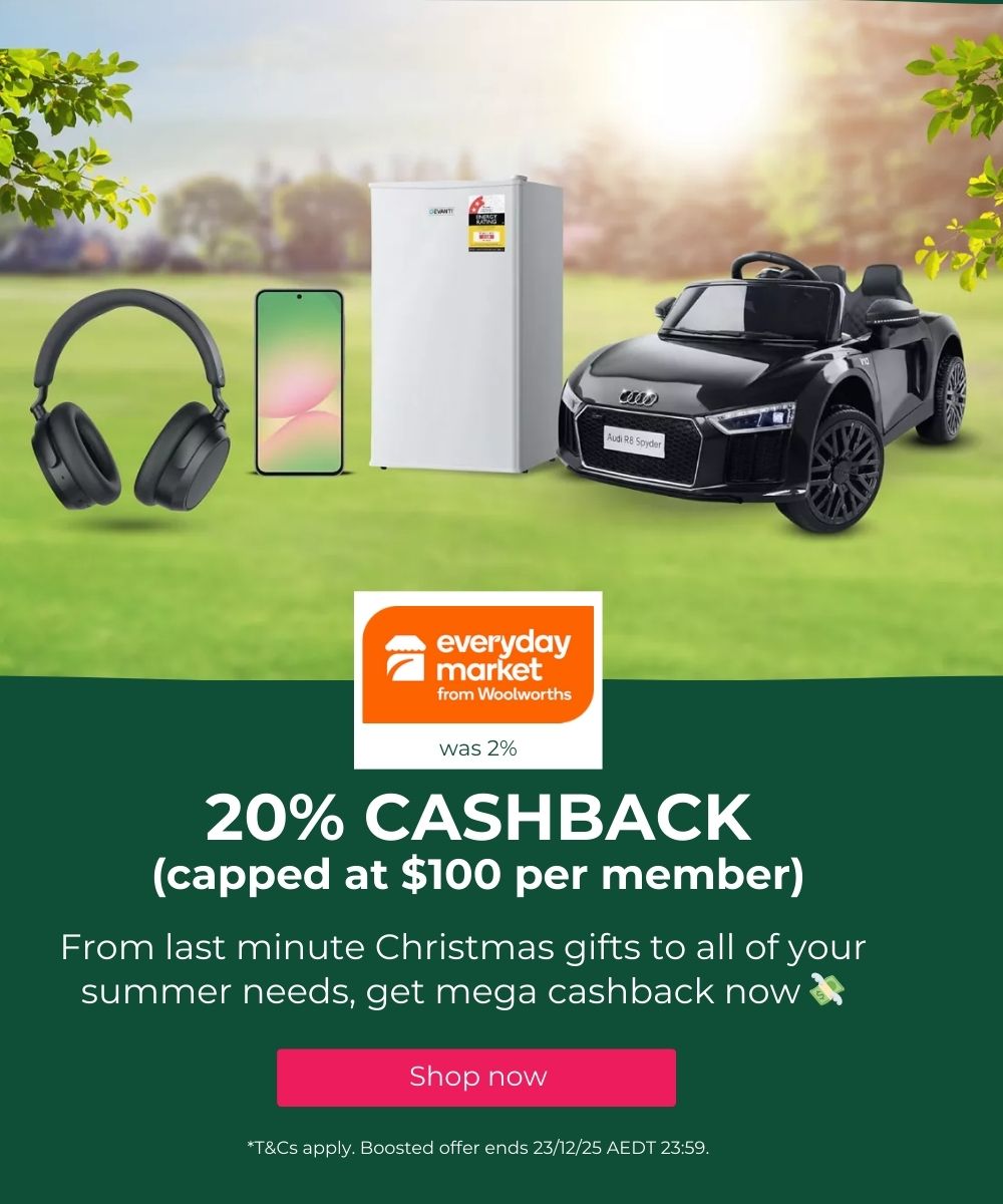 Shop Everyday Market from Woolworths and earn cashback with TopCashback
