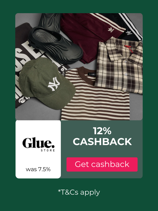 Glue Store cashback offers
