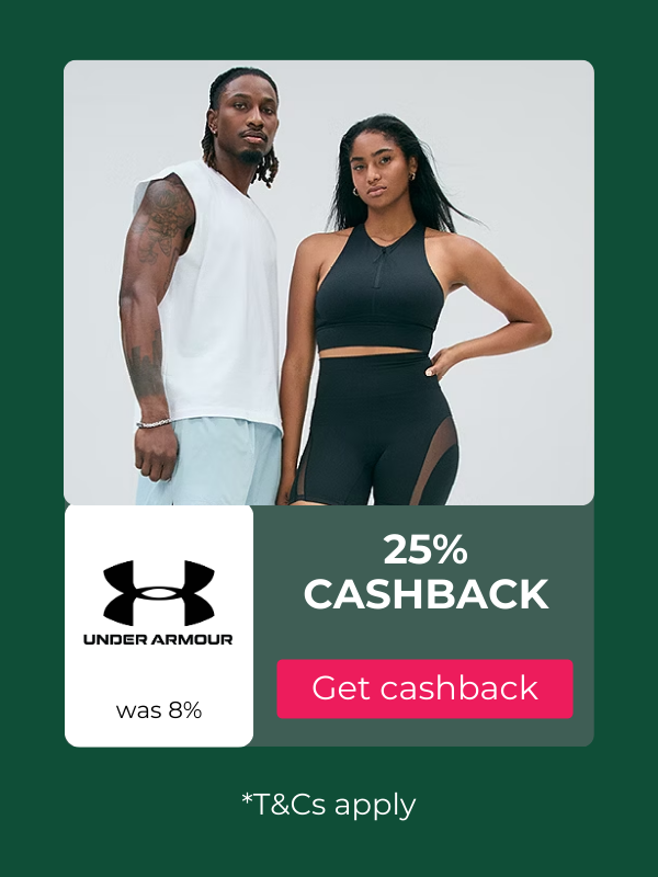 Under Armour cashback offers