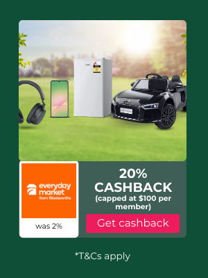 Everyday Market cashback offer
