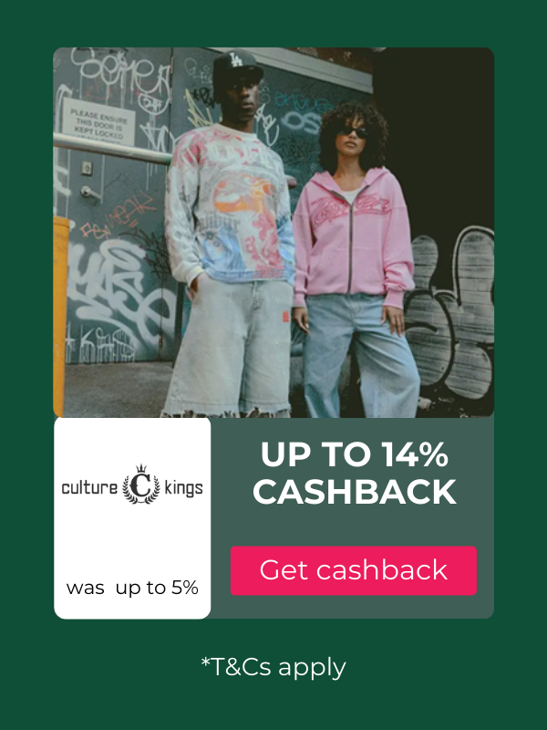 Culture Kings cashback offer