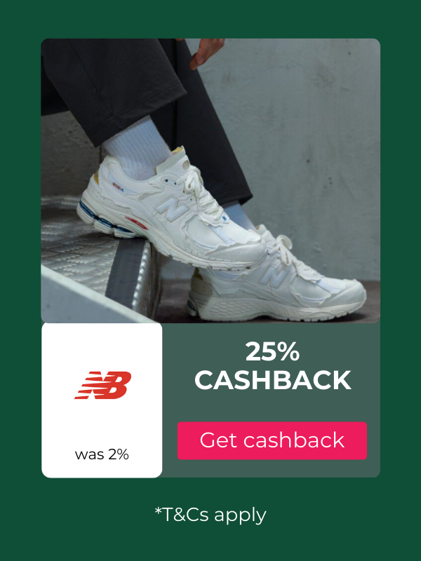 New Balance cashback offer