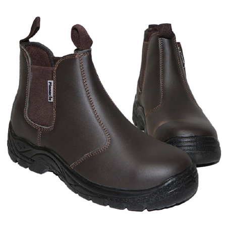 Pinnacle Austra Chelsea Safety Boot - NRCS - STC/SMS - Brown