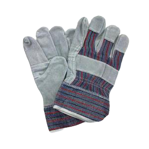 Candy Stripe Chrome Leather Gloves - Wrist