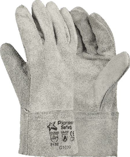 Chrome Leather Gloves - Wrist