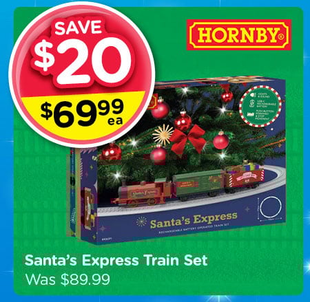 $20 Off Santa's Express Train Set