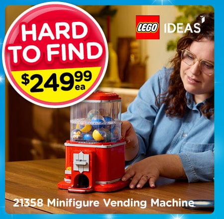 LEGO Hard To Find 21358 Minifigures Vending Machine