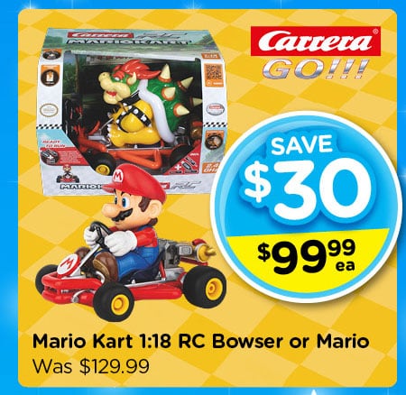 Save $30 on Mario Kart 1:18 RC 