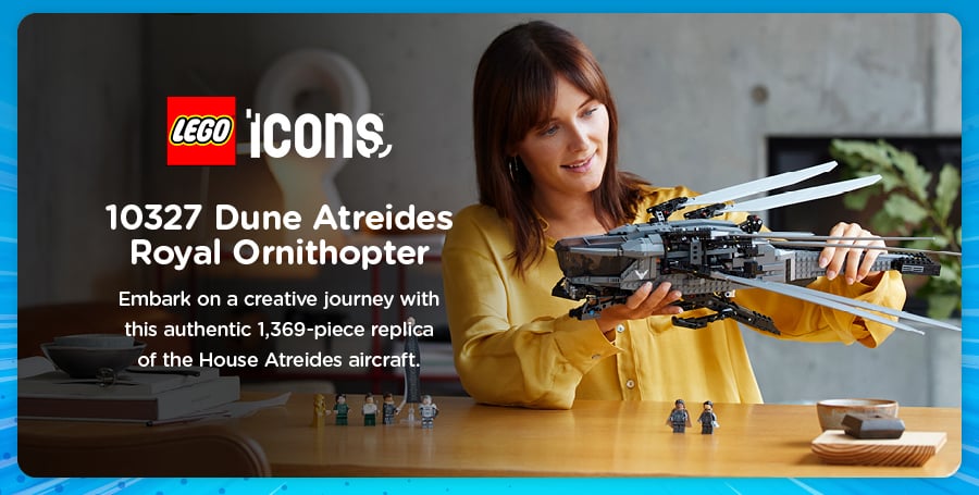 Shop Last Chance LEGO Icons Dune Atreides Royal Ornithopter