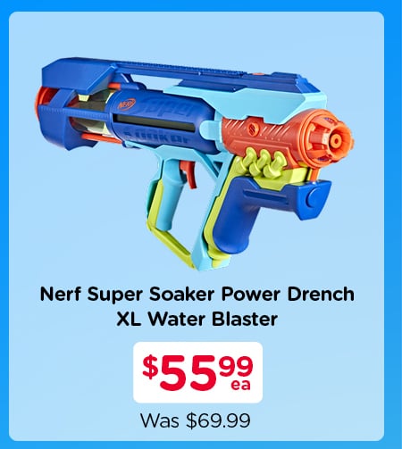 Shop NERF Super Soaker Power Drench XL Water Blaster