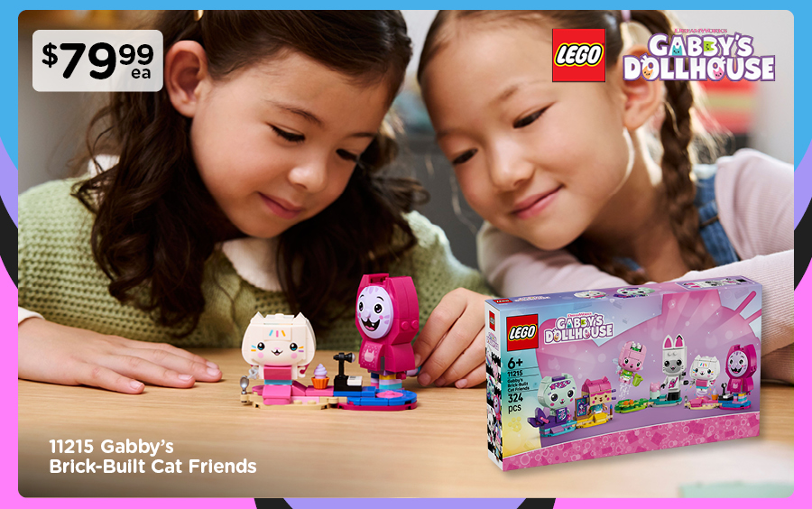 Shop LEGO® 11215 Gabby's Dollhouse Brick-Built Cat Friends