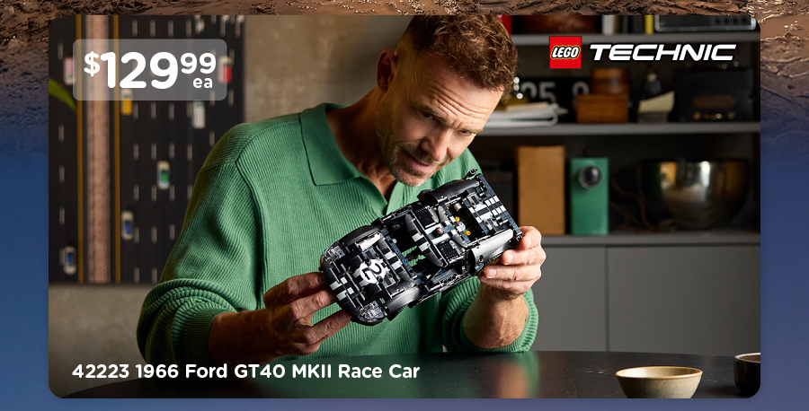 Shop LEGO 42223 Technic 1966 Ford GT40 MKII Race Car