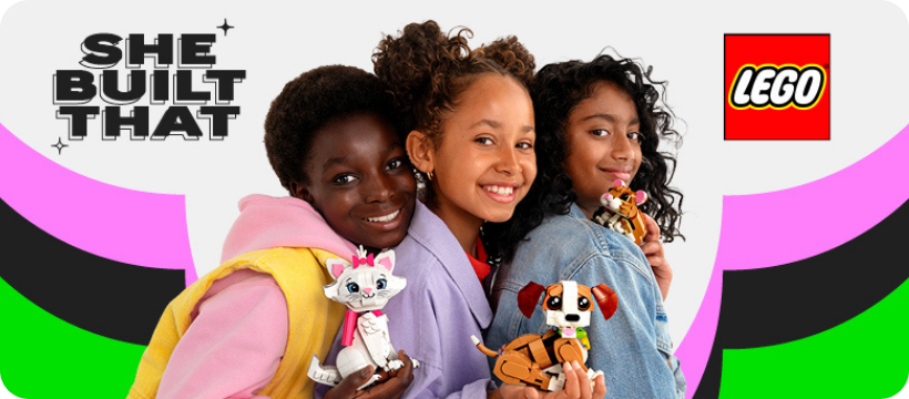 She Built That with LEGO