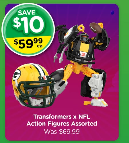 Save on Transformers x NFL