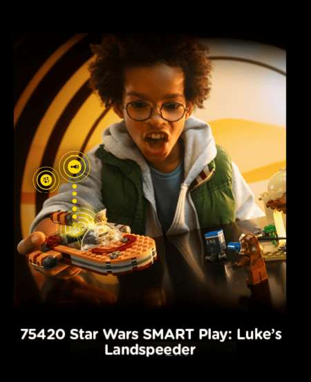 Shop LEGO 75420 Star Wars SMART Play: Luke's Landspeeder