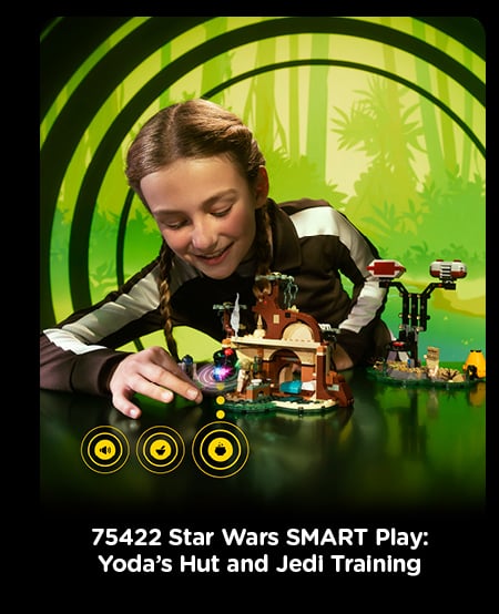 Shop LEGO 75422 Star Wars SMART Play: Yoda's Hut and Jedi Training