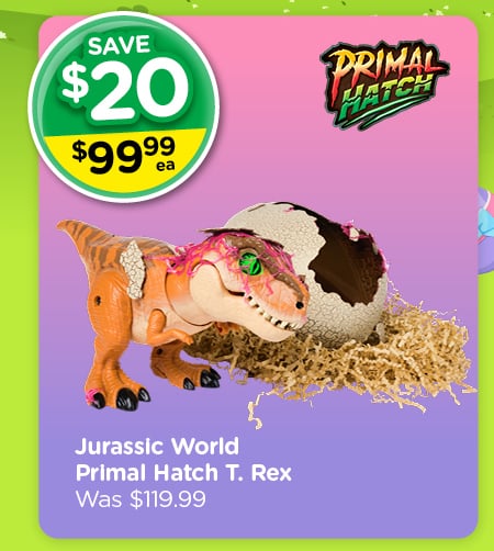 Jurassic World Primal Hatch T Rex