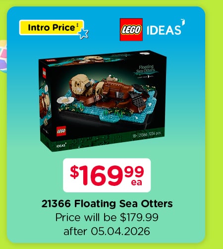 LEGO Ideas Floating Sea Otters