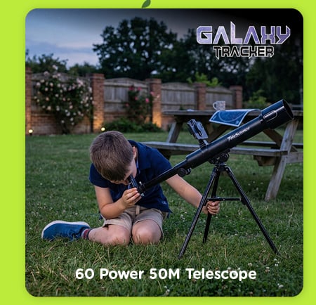 Galaxy Tracker 60 Power Smart 50M Telescope