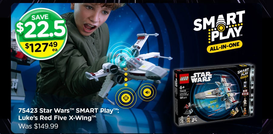LEGO 75423 Star Wars SMART Play: Luke’s Red Five X-Wing