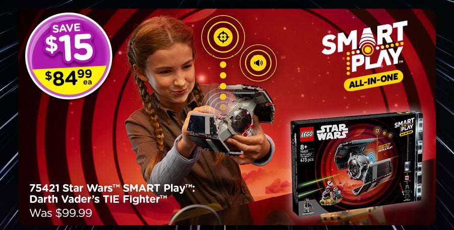 LEGO 75421 Star Wars SMART Play: Darth Vader’s TIE Fighter