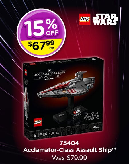 LEGO 75404 Star Wars Acclamator-Class Assault Ship