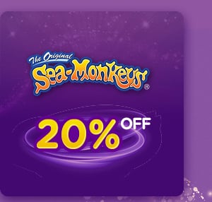 20% Off Sea-Monkeys
