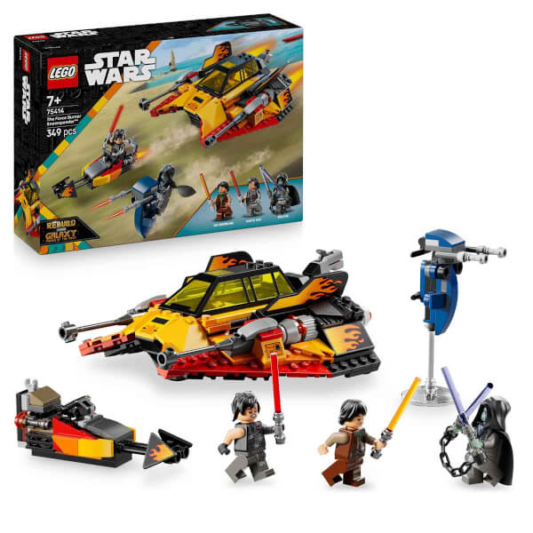 LEGO Star Wars: Rebuild The Galaxy Force Burner Kar Motoru 75414 - 7 Yaş ve Üzeri Çocuklar için Yaratıcı Oyuncak Yapım Seti (349 Parça)