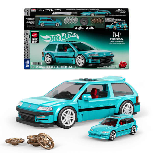 Hot Wheels Speed Serisi Custom '90 Honda Civic EF Araba Yapım Seti 248 Parça JHF62