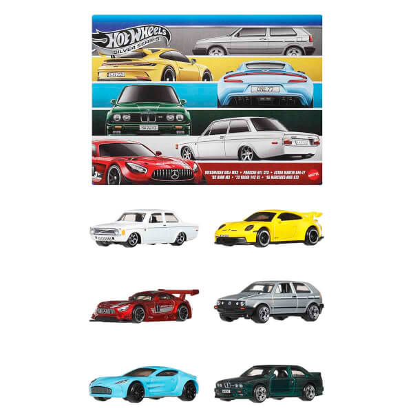 Hot Wheels Silver Serisi Euro Style 6’lı Paket JLB25
