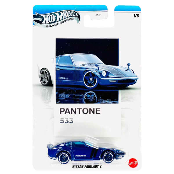 1:64 Hot Wheels Silver Serisi Pantone Diecast Araba Tekli Paket JKY47 - Jky52 Nissan Fairlady Z