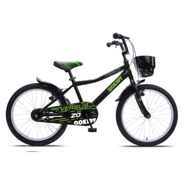 Gokidy Versus 20 Jant Siyah-Yeşil Bisiklet