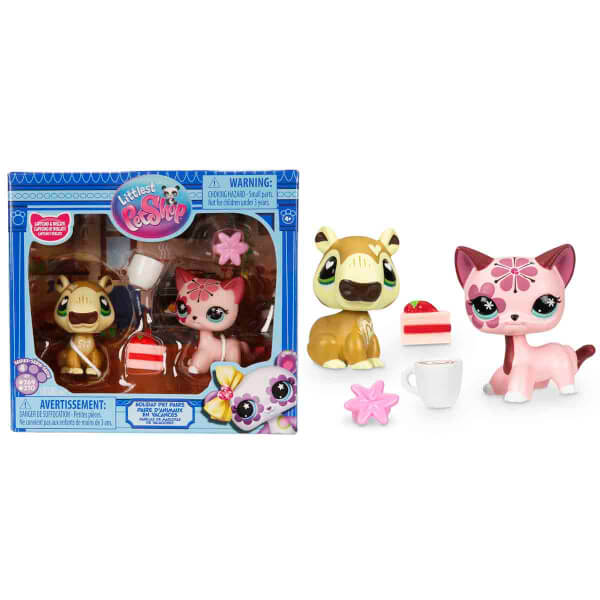 Littlest Pet Shop Minişler 2’li Figür Seti S4 - 269&amp;270 Kapibara Ve Shorthair Kedi