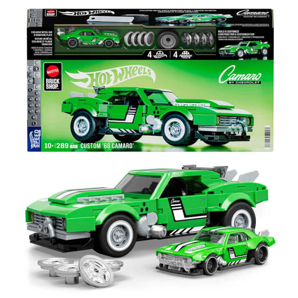 Hot Wheels Speed Serisi Custom'68 Camaro Araba Yapım Seti 289 Parça JFT16