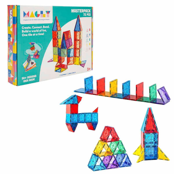 Manyetik Yapı Blokları 72 Parça