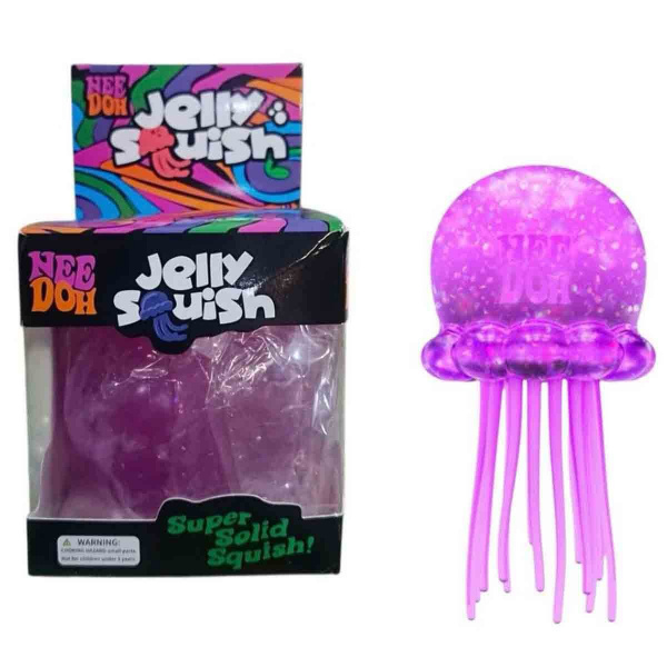 Needoh Jelly Squish Ahtapot - Mor