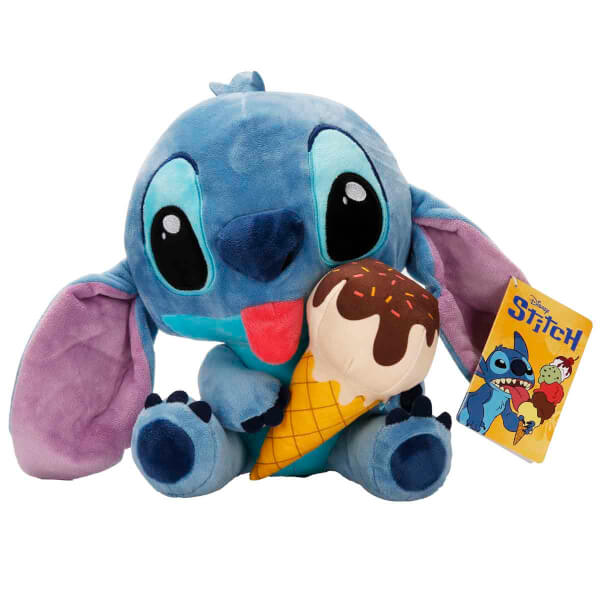 Dondurma Yiyen Stitch Peluş 25 cm
