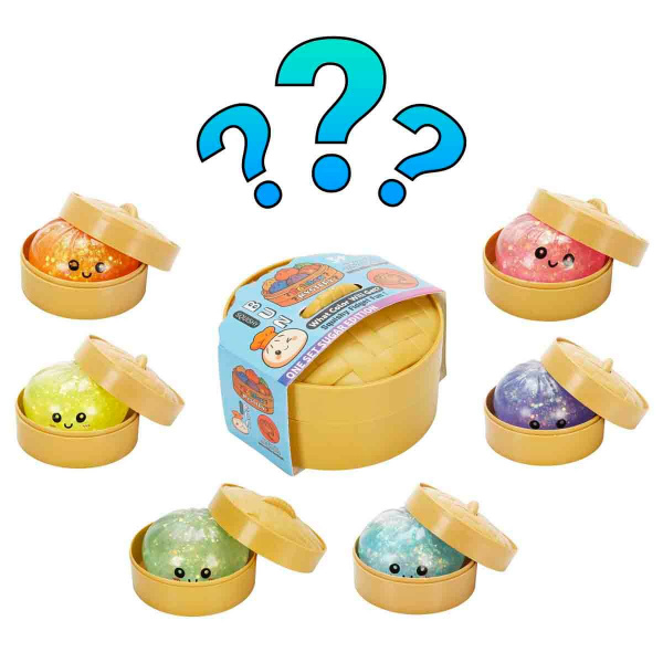 Dumpling Squishy Sürpriz Simli Renkli Çin Mantısı