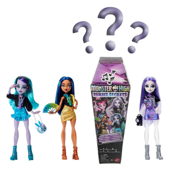 Monster High Gizemli Sırlar Sürpriz Paket HYV64 - Müzik Serisi